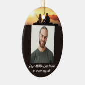 Décoration En Céramique Mémorial Père Son Pêcheur (Droite)