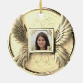 Décoration En Céramique Mémorial photo (Dos)