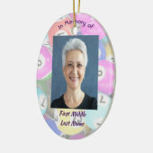 Décoration En Céramique Memorial Photo Keepsake Bingo Game (Gauche)