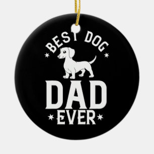 Décoration En Céramique Mens Doxie Dachshund Chien Chien Chien Chien Puppi