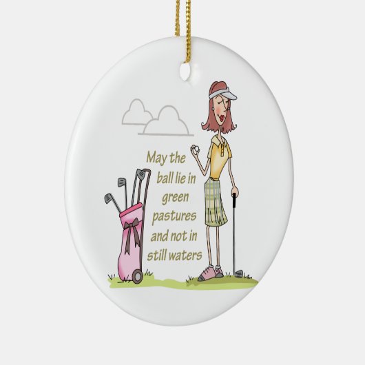 Décoration En Céramique Mensonge dans les pâturages verts (Droite)