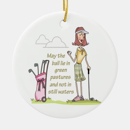 Décoration En Céramique Mensonge dans les pâturages verts (Devant)