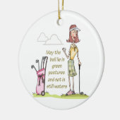 Décoration En Céramique Mensonge dans les pâturages verts (Gauche)