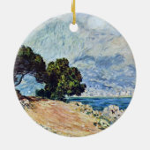 Décoration En Céramique Menton vu du Casquette Martin par Claude Monet (Dos)