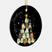 Décoration En Céramique MeowChristmas Joyeux Chat Tree (Droite)