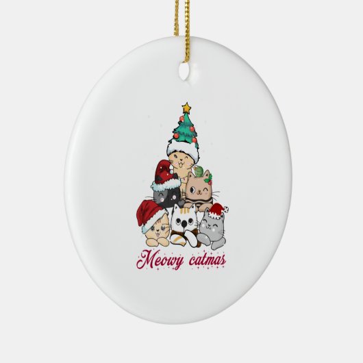 Décoration En Céramique Meowy Catmas Tree (Droite)
