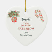 Décoration En Céramique Meowy Christmas Cute Kitten Wreath Kids (Dos)