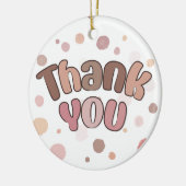 Décoration En Céramique Merci (Gauche)