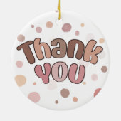 Décoration En Céramique Merci (Dos)