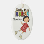 Décoration En Céramique Merci à une infirmière - SRF (Droite)