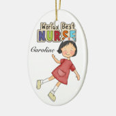 Décoration En Céramique Merci à une infirmière - SRF (Gauche)