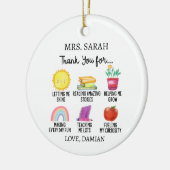 Décoration En Céramique Merci Enseignant Appréciation Don d'étudiants (Gauche)