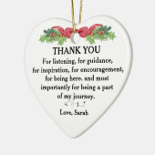 Décoration En Céramique Merci Pour écouter, pour guider... (Gauche)