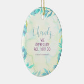 Décoration En Céramique Merci pour tous vous faites (Droite)