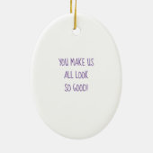 Décoration En Céramique Merci pour tous vous faites (Dos)