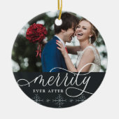 Décoration En Céramique Merde toujours après | Photo Mariage (Devant)