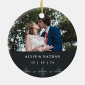 Décoration En Céramique Merde toujours après | Photo Mariage (Dos)