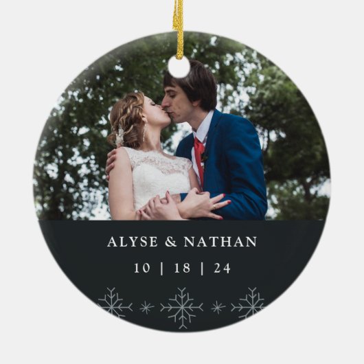 Décoration En Céramique Merde toujours après | Photo Mariage (Dos)