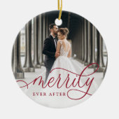 Décoration En Céramique Merde toujours après | Photo Mariage (Devant)