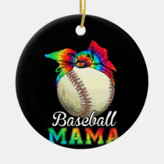 Décoration En Céramique Mère Baseball Mama Anniversaire
