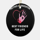 DÉCORATION EN CÉRAMIQUE MÈRE ET FILLE (Gauche)