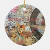 Décoration En Céramique Mère Goose Nursery Rhyme Fairy Tale (Dos)