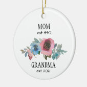 Décoration En Céramique mère grand-mère être enceinte faire-part (Gauche)