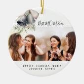 Décoration En Céramique Mère Meilleure Mère Jour photo Noël cloches (Devant)