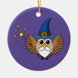 Décoration En Céramique Merlin mignon, sortilège