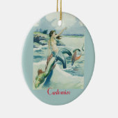 Décoration En Céramique Mermaid Riding Serpent de mer Thunder_Cove (Droite)