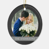 Décoration En Céramique Merry And Married Typografy First Christmas (Gauche)