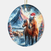 Décoration En Céramique Merry Christmas (Gauche)