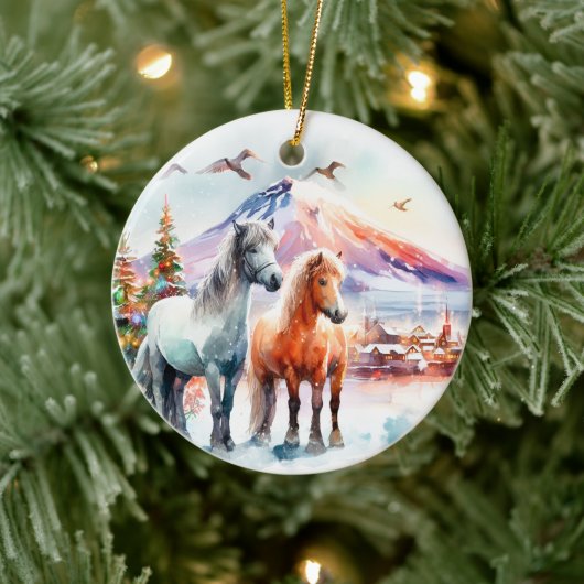 Décoration En Céramique Merry Christmas (Arbre)