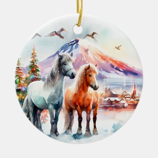 Décoration En Céramique Merry Christmas (Devant)