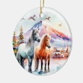 Décoration En Céramique Merry Christmas (Gauche)