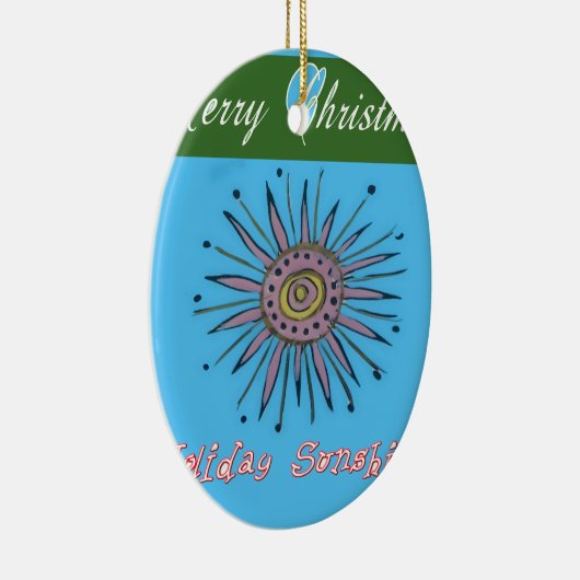 Décoration En Céramique Merry Christmas Holiday Sunshine Collection (Droite)