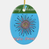 Décoration En Céramique Merry Christmas Holiday Sunshine Collection (Devant)