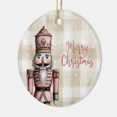 Décoration En Céramique Merry Christmas Nutcracker Ornament (Gauche)