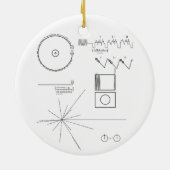 Décoration En Céramique Message de Voyager (Dos)