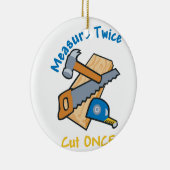 Décoration En Céramique Mesurer deux fois (Droite)