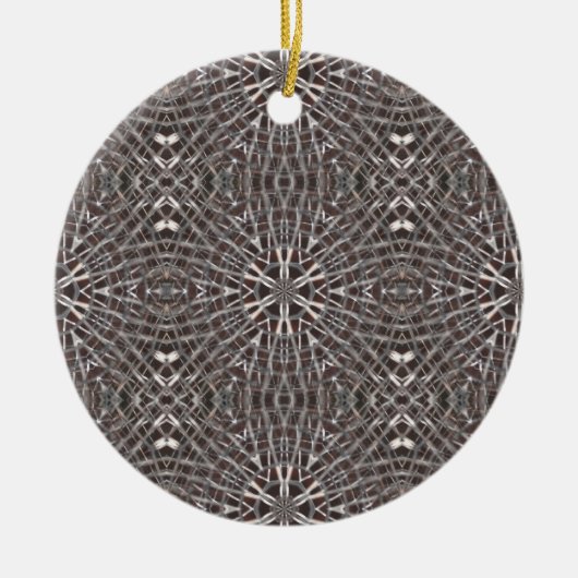 Décoration En Céramique Métal Maillé Argent (Devant)