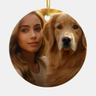 Décoration En Céramique Mete golden retriever Meilleure maman chien jamais