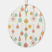 Décoration En Céramique Mid-Century Modern Pastel Geometric Pattern Decor (Gauche)