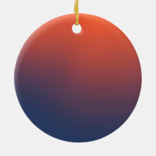 Décoration En Céramique Midnight Ember Gradient (Dos)