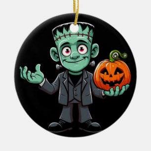 Décoration En Céramique Mignon, monstre du dessin animé Frankenstein