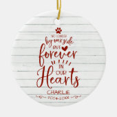 Décoration En Céramique Mignon monument commémoratif de compagnie félin ou (Devant)