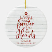 Décoration En Céramique Mignon monument commémoratif de compagnie félin ou (Dos)