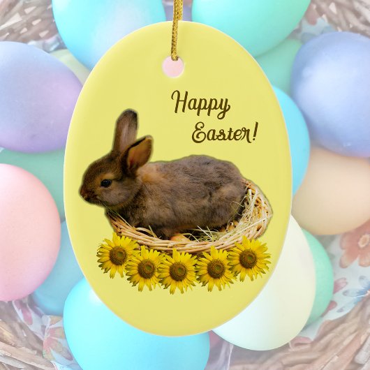 Décoration En Céramique Mignonne lapin bébé - lapin de pâques