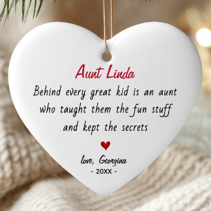 Décoration En Céramique Mignonne tata souvenir personnalisé