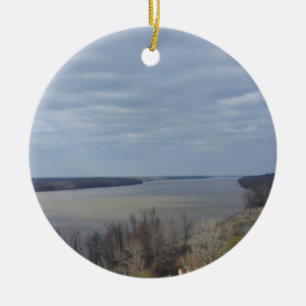 Décoration En Céramique Milliseconde le fleuve Mississippi de Natchez
